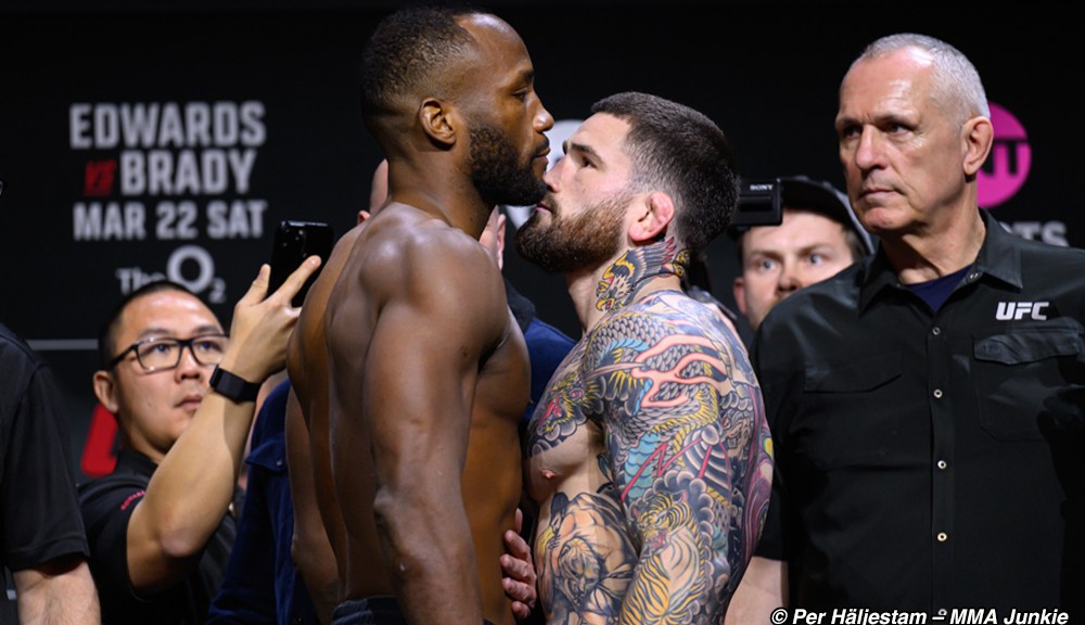 ⁣Leon Edwards vs Sean Brady updates, results of every fight