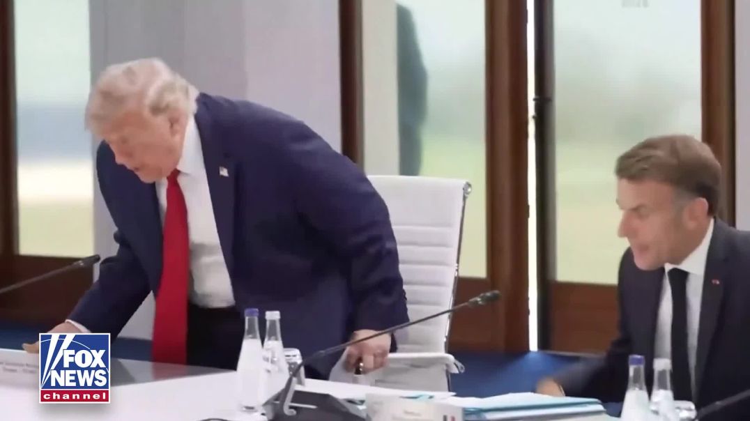 Trump Walks Into G7 and Says: “I’m the Boss” 😳🌍 #trump #g7 #worldleaders #politics #breakingnews