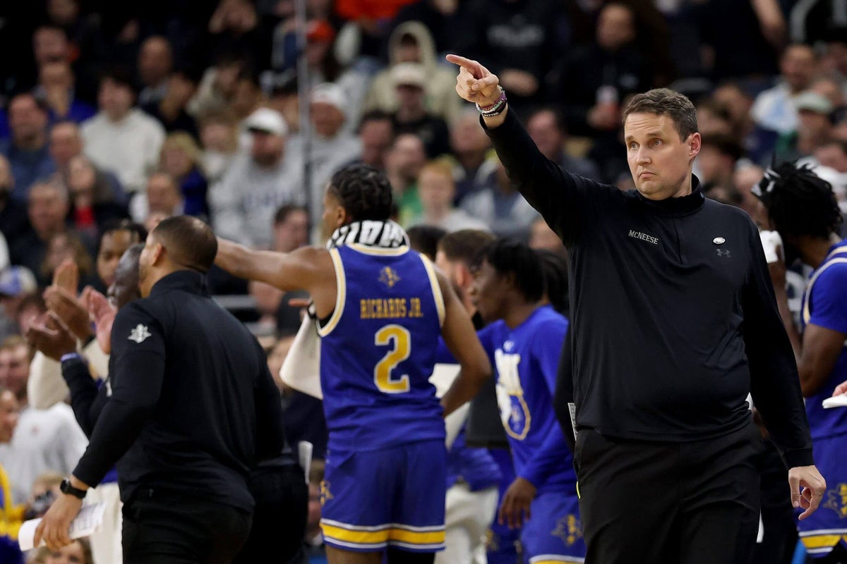 ⁣No. 12-seed McNeese upsets 5-seed Clemson despite Will Wade’s link to NC State job