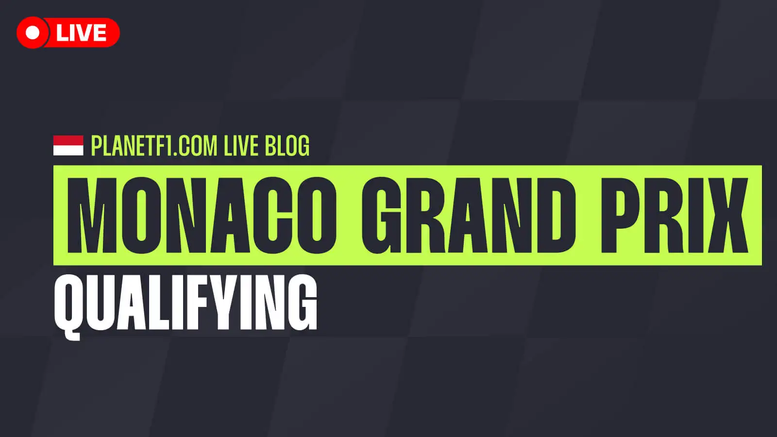 All the action as it happened from Monaco Grand Prix qualifying