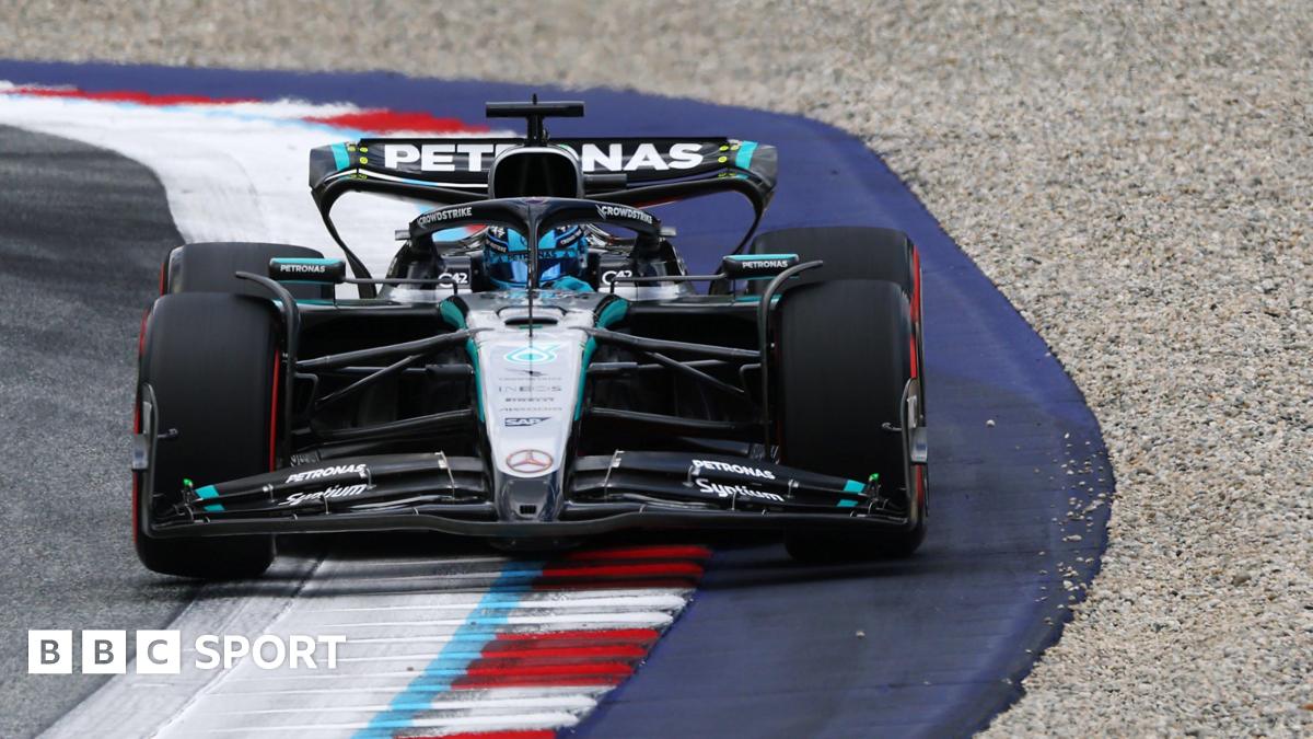 Austrian Grand Prix: George Russell fastest in first practice as Alex Dunne impresses in McLaren