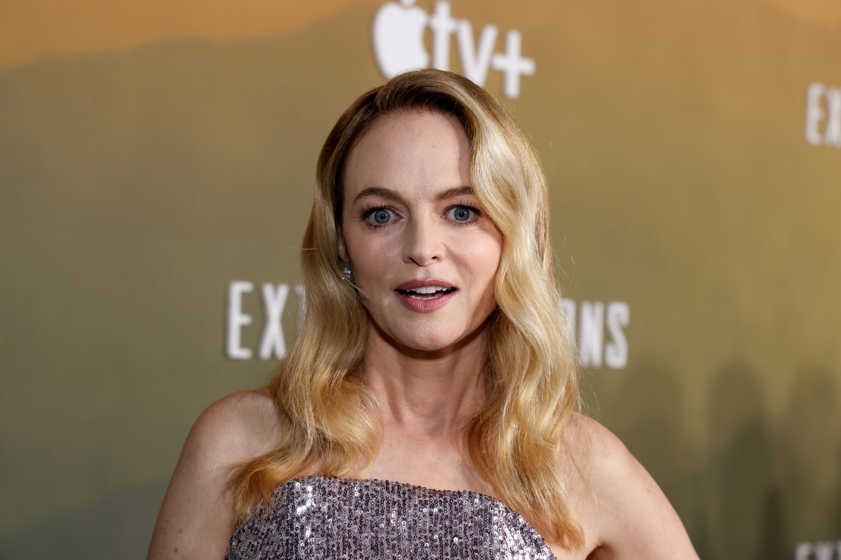 Heather Graham, 55, Flashes Toned Tummy in Vibrant Two-Piece Outfit