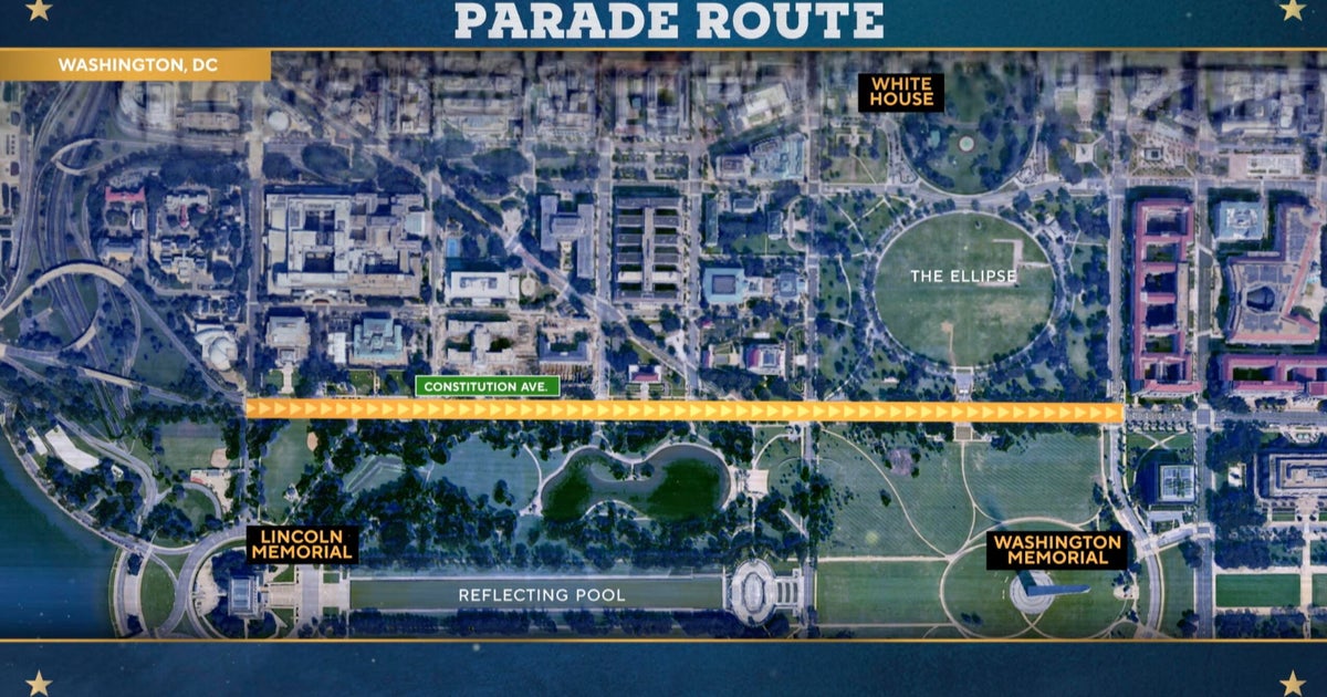 See D.C. route maps for Trump's military parade celebrating the Army's 250th anniversary