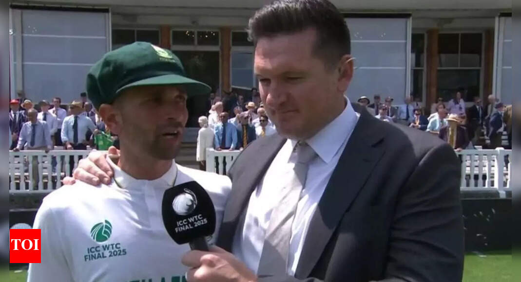 Watch: Keshav Maharaj in tears; South Africa beat Australia to end 27-year ICC trophy drought | Cricket News