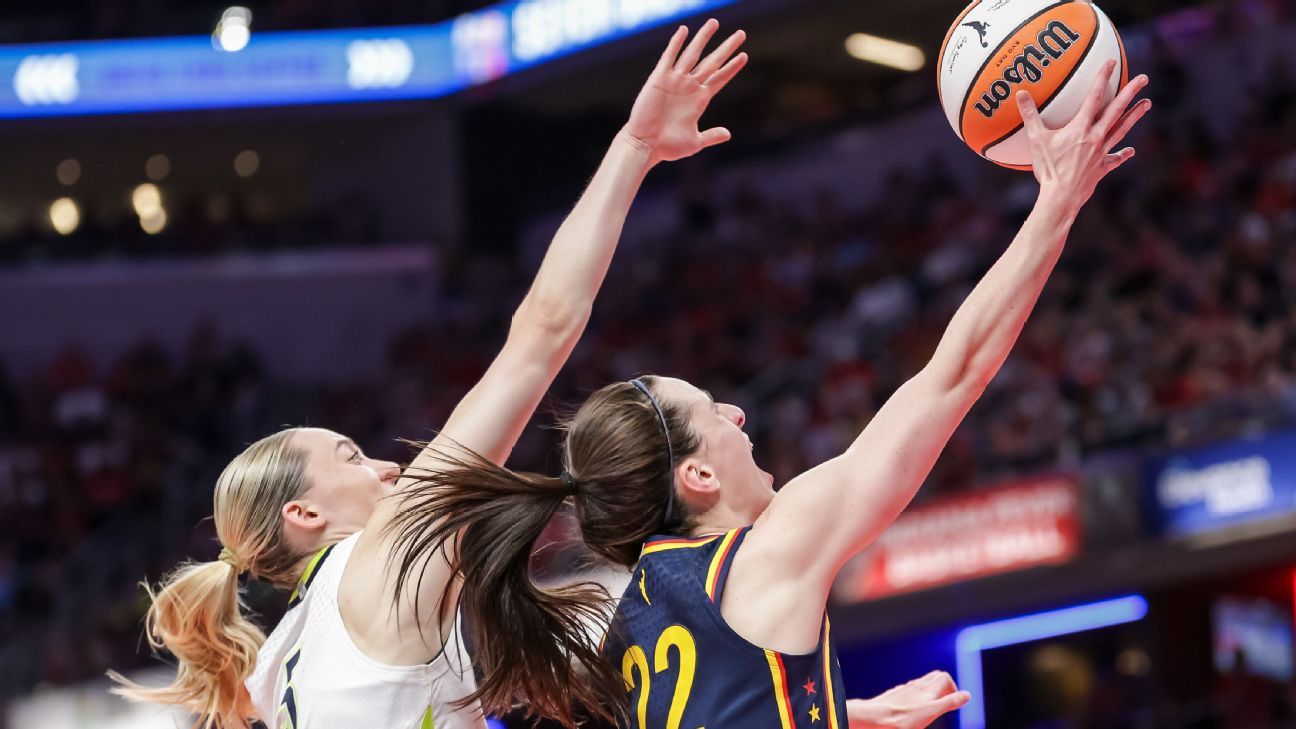 Caitlin Clark, Fever ride record first-half output in rout of Wings