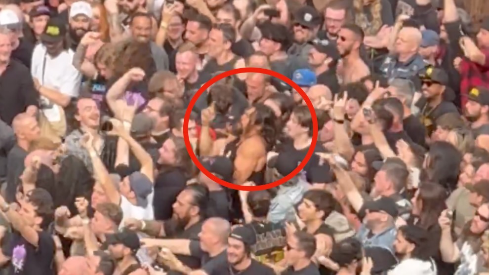 Jason Momoa Starts a Circle Pit During Pantera's Set