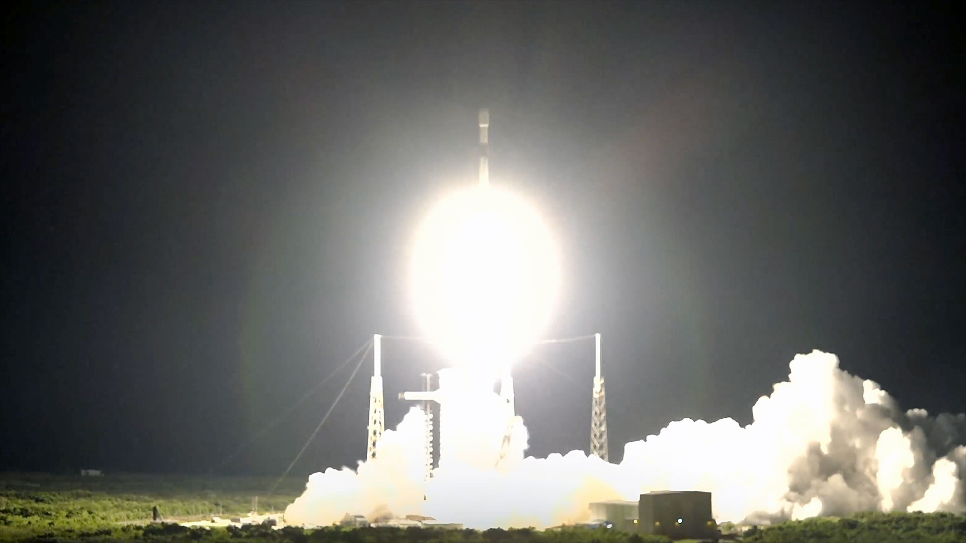 SpaceX launches mystery satellite to geostationary transfer orbit
