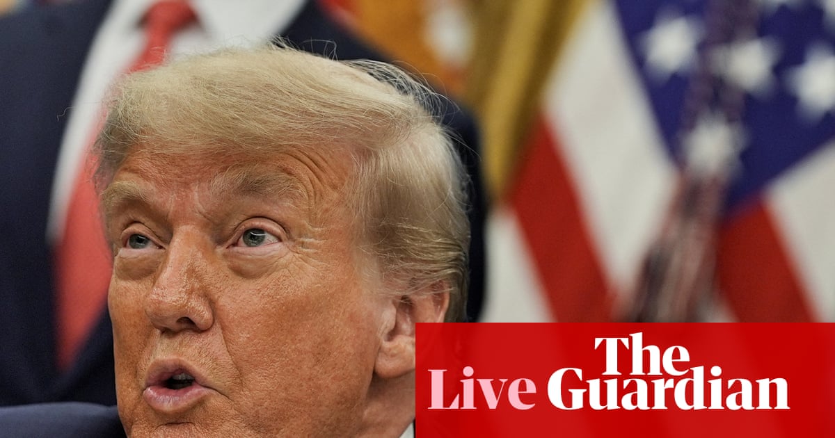 Trump orders firing of jobs report official as weak hiring growth and tariffs spark US market slump – live | US news