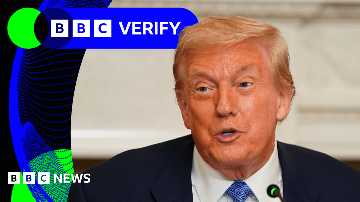BBC Verify Live: Fact checking Trump's Washington DC crime claim