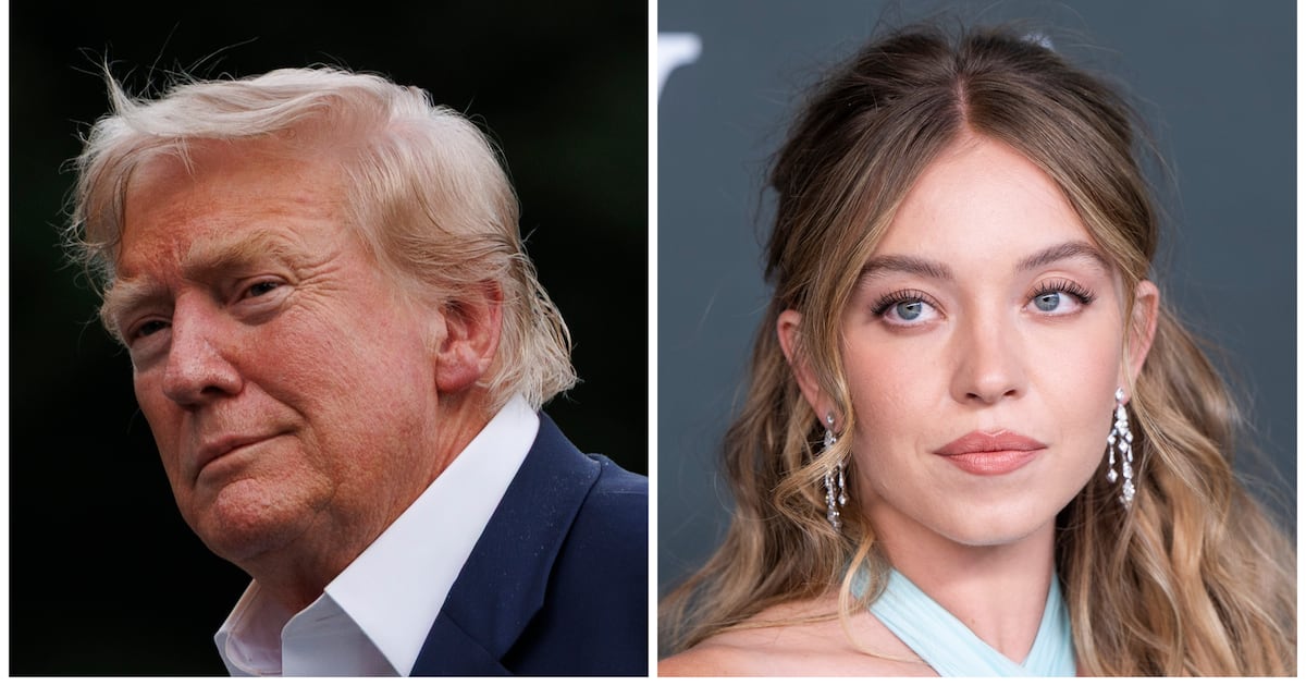 Now Trump Is Gushing Over ‘Republican’ Sydney Sweeney’s Ad