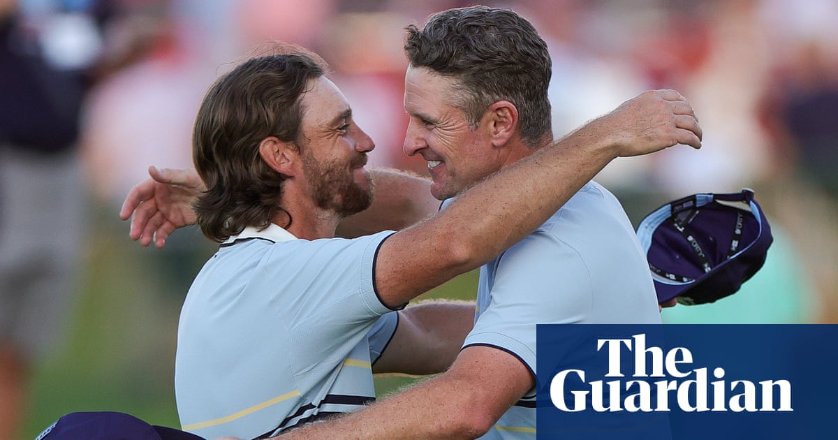 Fleetwood and Rahm stun USA as Europe take three-point Ryder Cup lead on opening day | Ryder Cup 2025