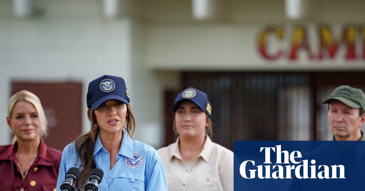 Louisiana prison chosen for immigration detainees due to its notoriety, says Noem | US immigration