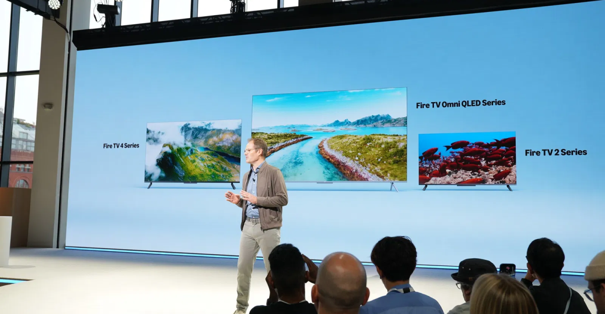 Amazon debuts its latest Fire TVs, including a new Omni QLED model