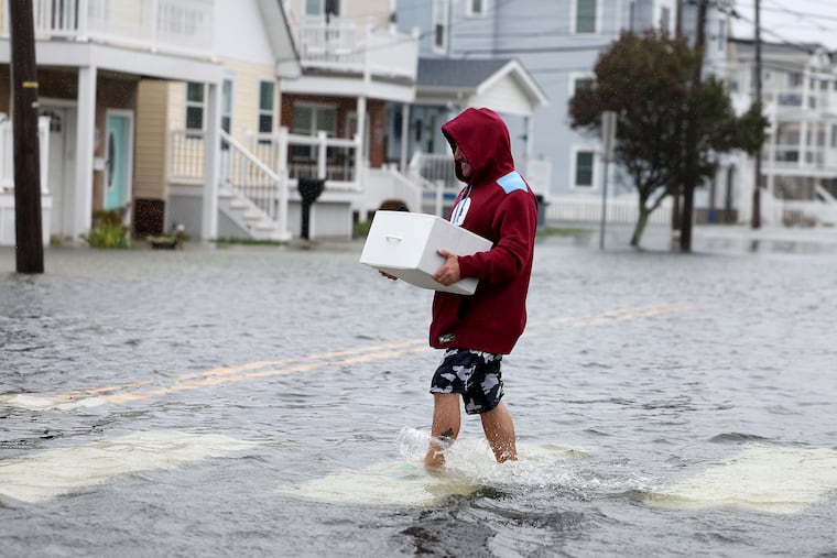 Nor'easter erases more sand from Jersey beachs