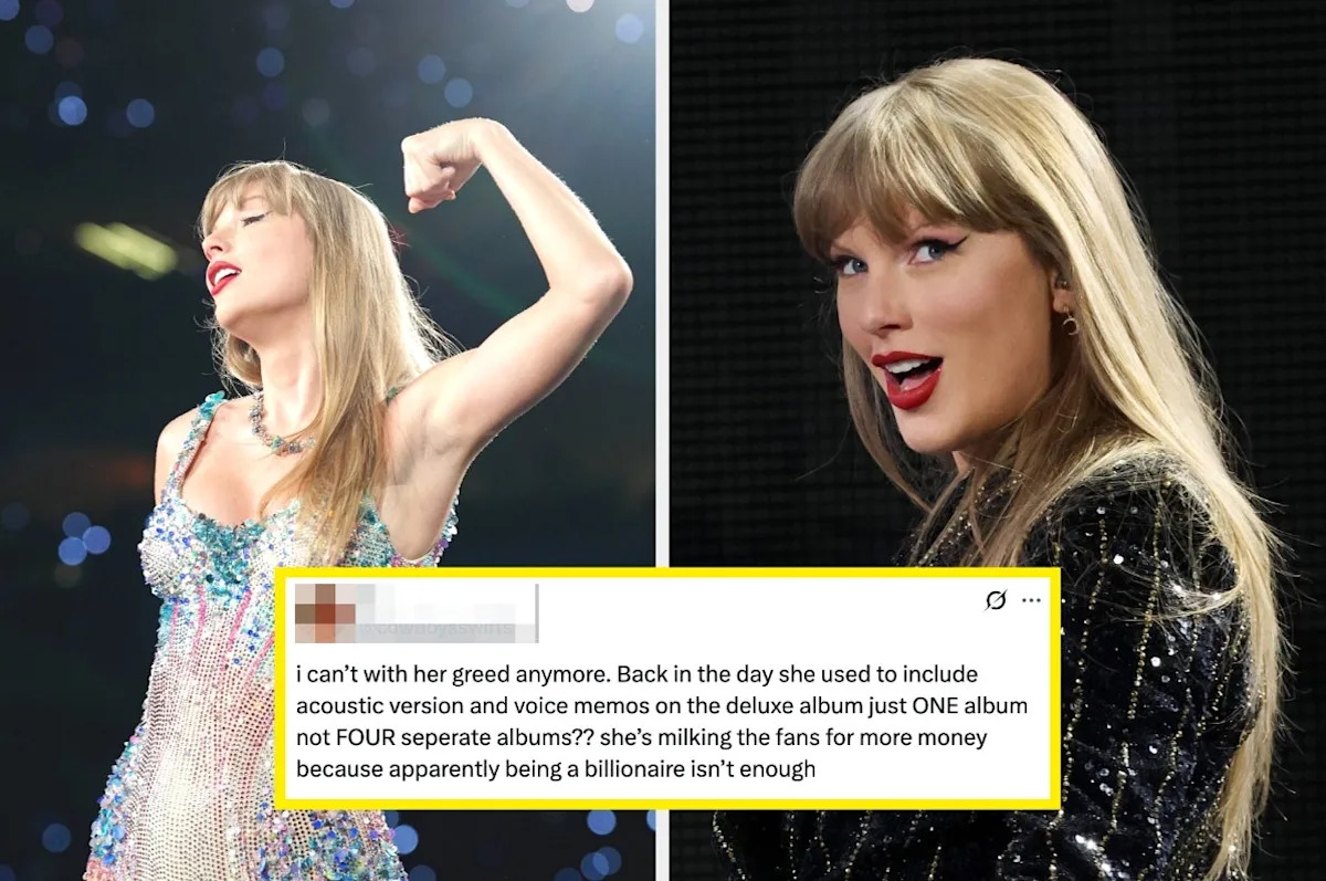 Taylor Swift Fans Need To Buy Four More Versions Of “The Life Of A Showgirl” If They Want To Hear Seven Acoustic Songs And A Voice Note, And People Have Had Enough