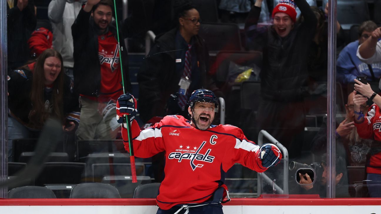 Capitals' Alex Ovechkin first NHL player to score 900 goals
