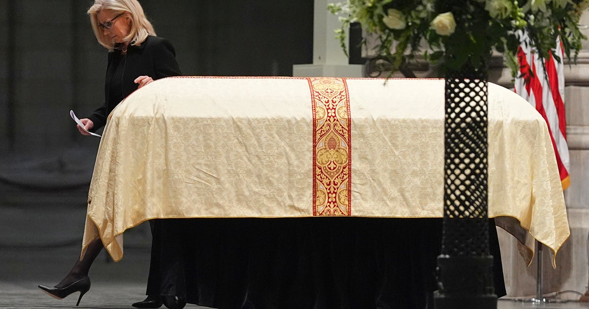 Dick Cheney remembered at funeral as having "devotion to America" over party