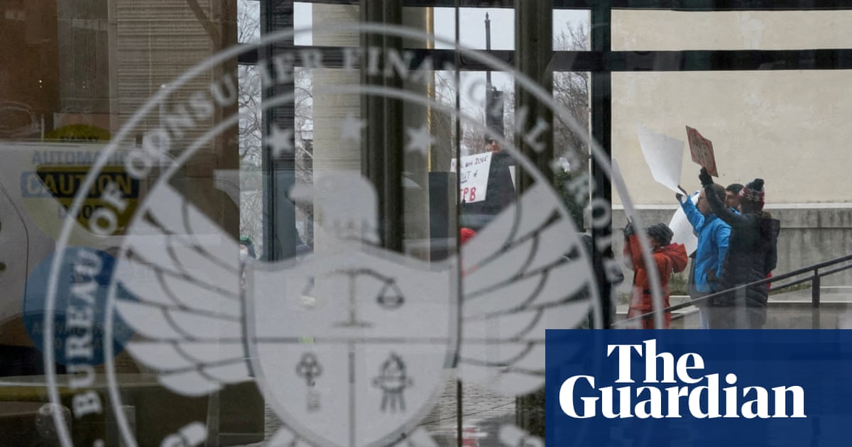 Democratic states sue to block Trump’s defunding of US consumer watchdog | US politics