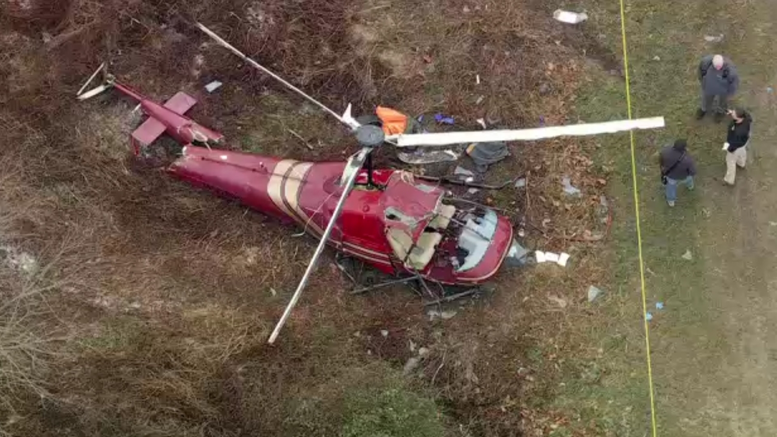 Hammonton, New Jersey helicopter crash leaves 1 dead, 1 injured