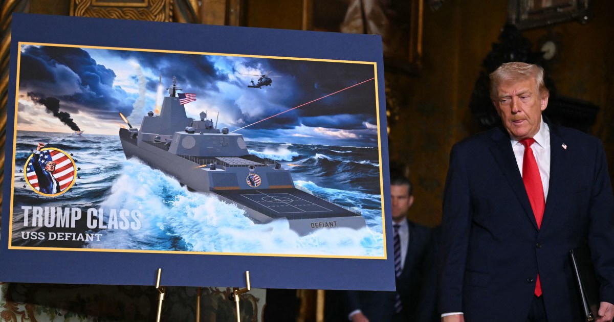Trump announces new class of U.S. battleships named after himself