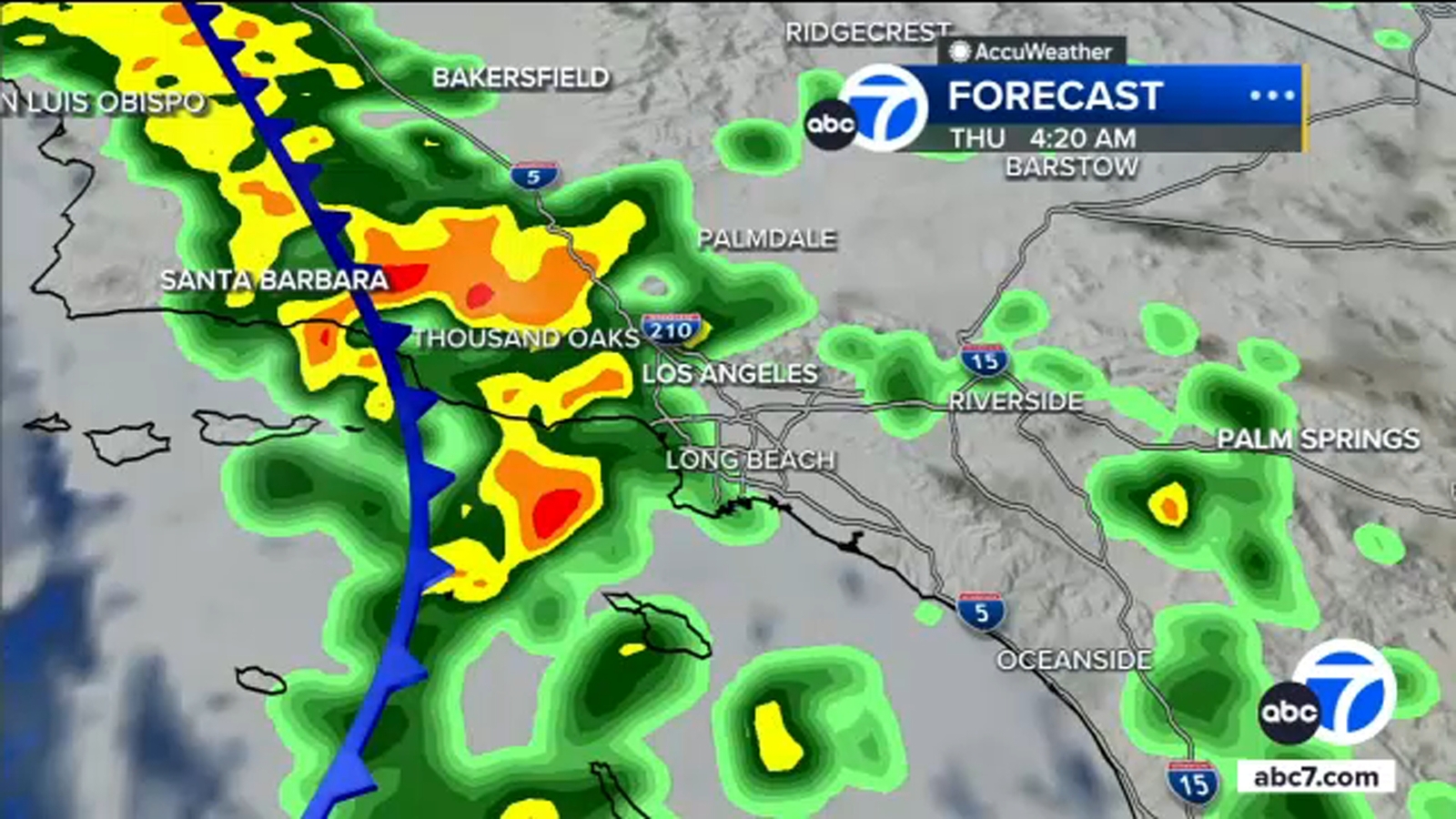 Southern California weather updates: Storm to bring heavy rain to Los Angeles, Orange, Riverside, Ventura, San Bernardino counties